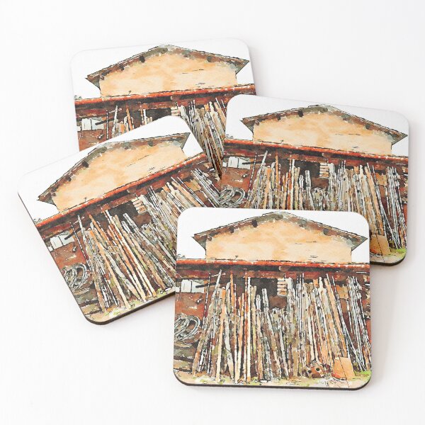 Item preview, Hortus Conclusus: wooden posts designed and sold by Giuseppe Cocco.