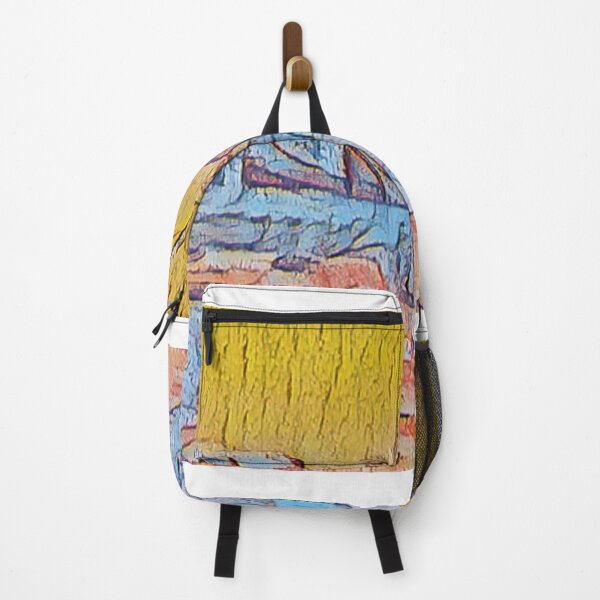 Item preview, Summer Mountain Landscape picture. Van Gogh style painting Yellow designed and sold by Inspire-me-CYK.