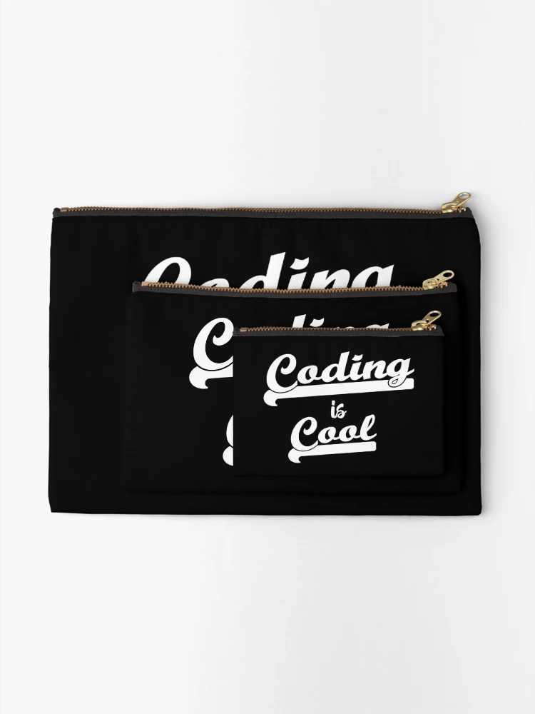 Thumbnail 2 of 4, Zipper Pouch, Coding Is Cool designed and sold by RADesigns21.