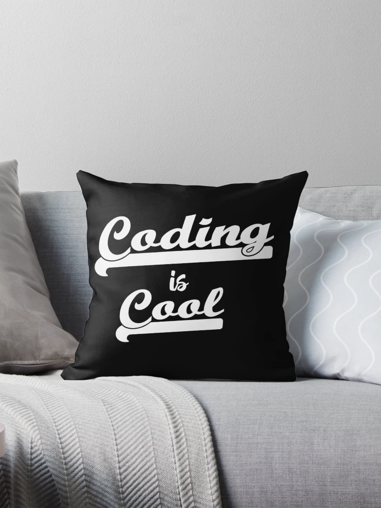 Thumbnail 1 of 4, Pillow, Coding Is Cool designed and sold by RADesigns21.