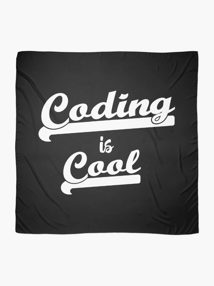 Thumbnail 2 of 3, Scarf, Coding Is Cool designed and sold by RADesigns21.