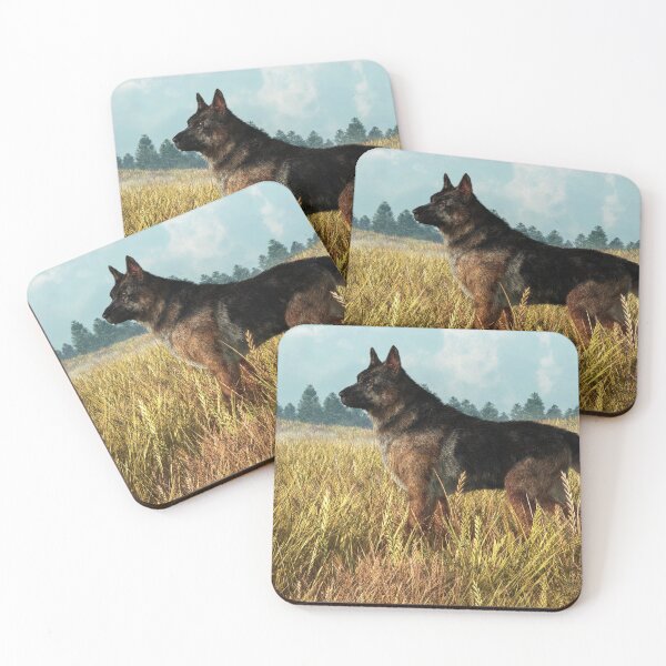 Item preview, German Shepherd in a Field designed and sold by Daniel Eskridge.