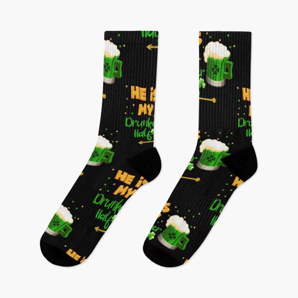 Item preview, He's my Drunker Half St. Patrick's Day Couple Matching designed and sold by Nzgiftsandmore.