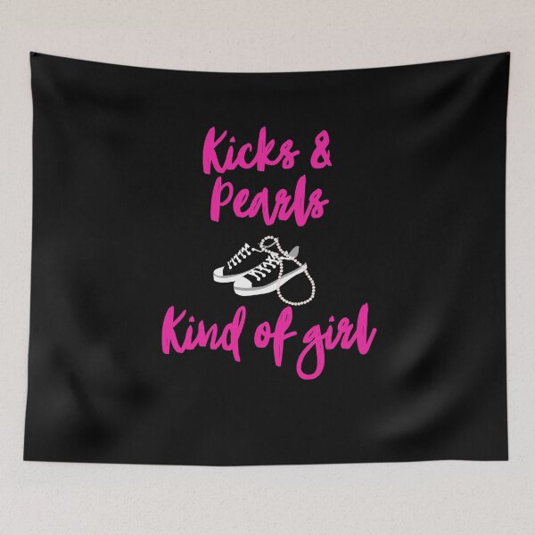 Item preview, Kamala Harris, kicks and pearls kind of girl designed and sold by Hey-Nice-Shirt.