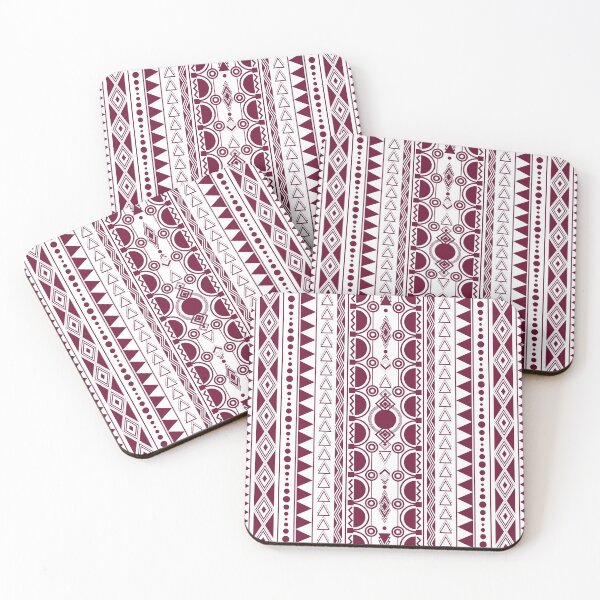 Item preview, Bohemian ornament 30122020 dark red designed and sold by pASob-dESIGN.
