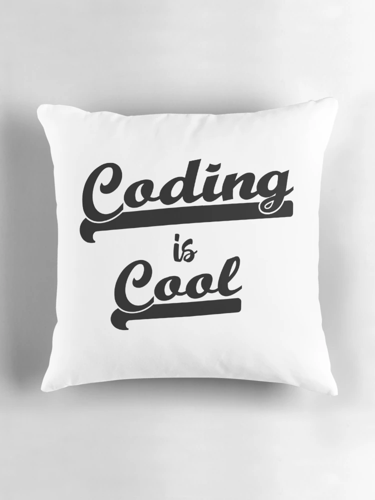 Thumbnail 3 of 4, Pillow, Coding Is Cool designed and sold by RADesigns21.
