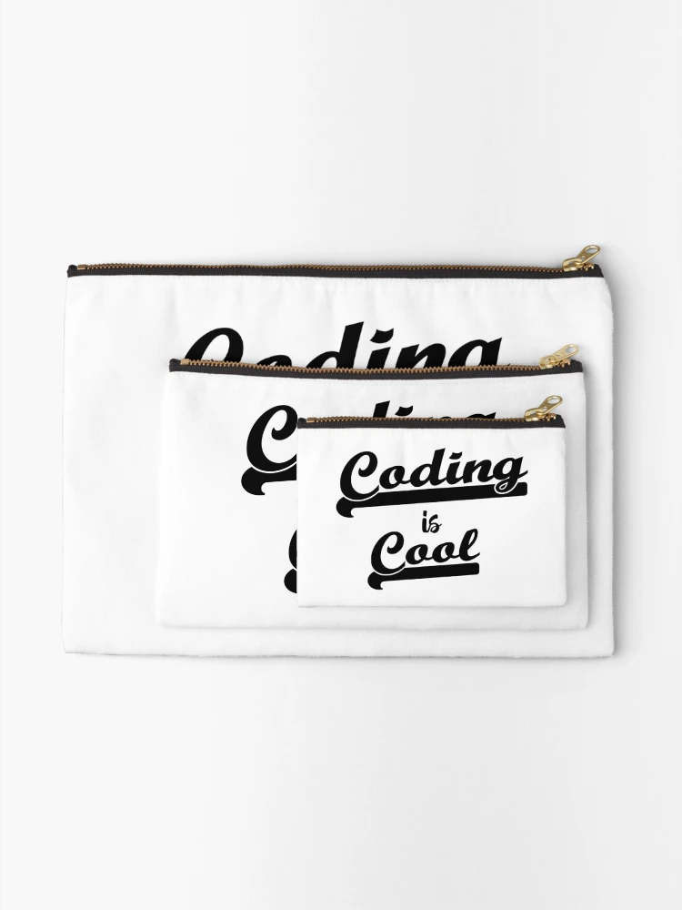 Thumbnail 2 of 4, Zipper Pouch, Coding Is Cool designed and sold by RADesigns21.
