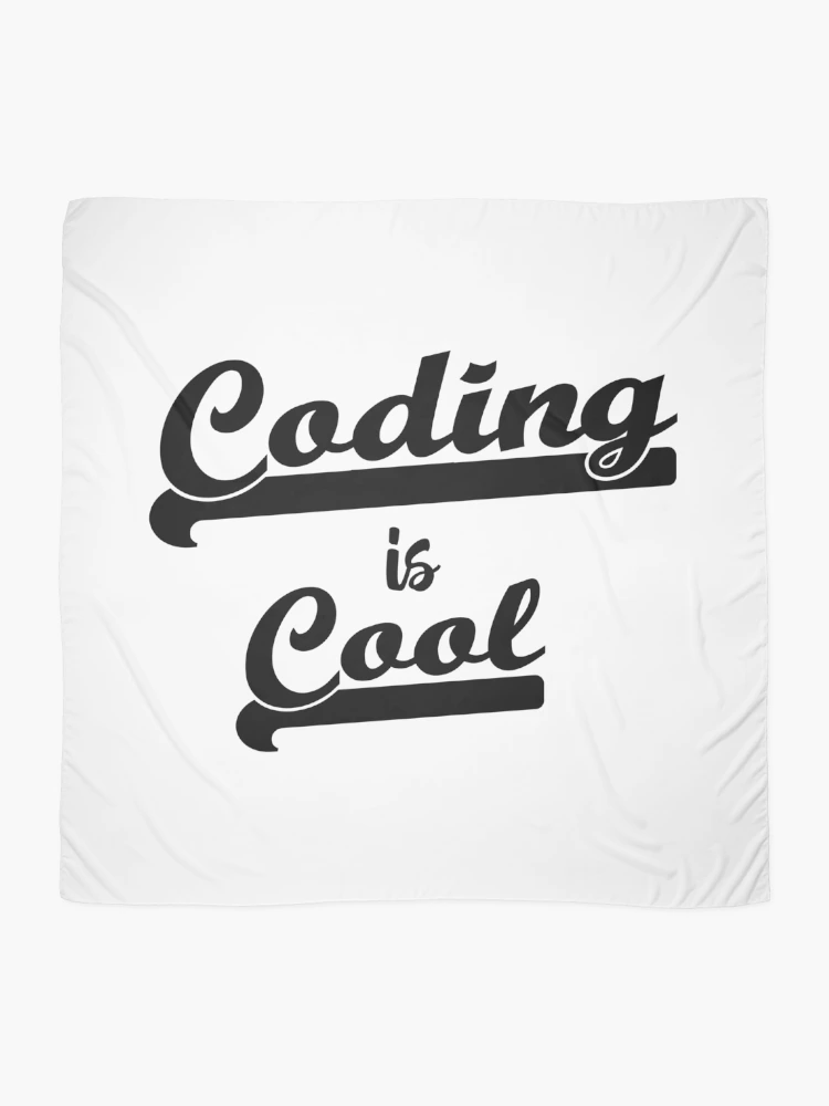 Thumbnail 2 of 3, Scarf, Coding Is Cool designed and sold by RADesigns21.