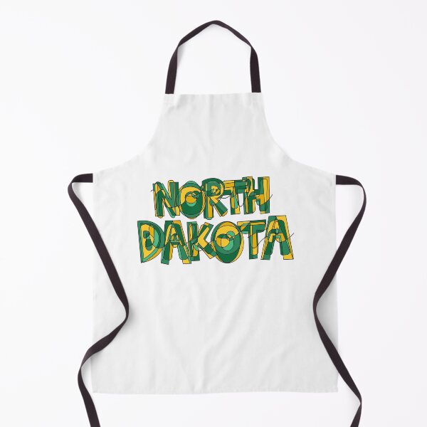 Item preview, Green and Yellow North Dakota Word Doodle designed and sold by klaireep.