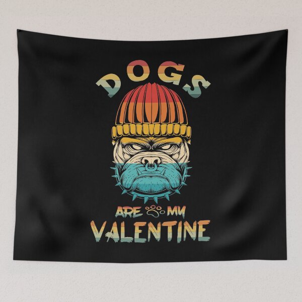 Item preview, Dogs Are My Valentine designed and sold by Aminepop.