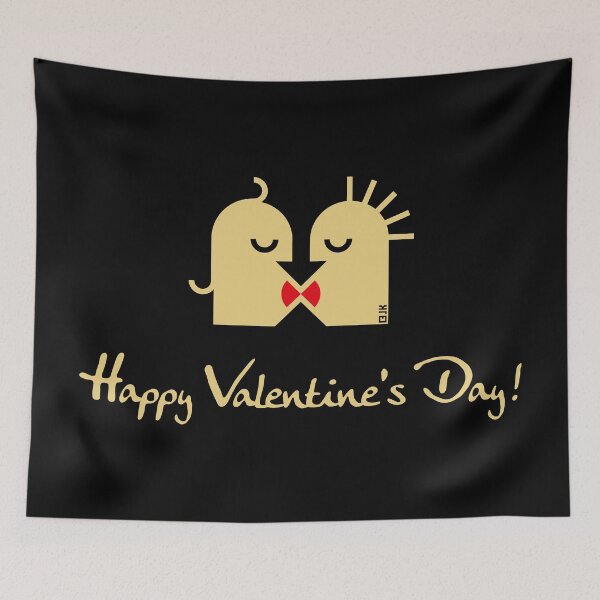 Item preview, Happy Valentine’s Day! (Love / Kiss / Kissing) designed and sold by MrFaulbaum.