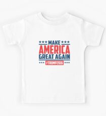 Camiseta para niños Hacer que Estados Unidos sea grandioso nuevamente