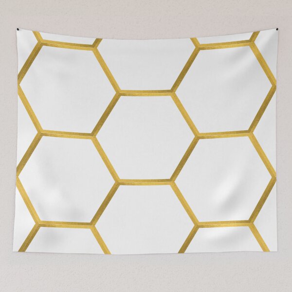 Item preview, Gold Hexagon Chain designed and sold by afrapaints.