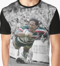 Leicester Tigers - Alesana Tuilagi Graphic T-Shirt