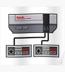 NES Pixel Art Poster