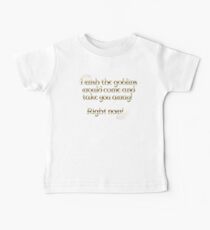 Goblins Take You Away (Black) Baby Tee