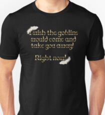 Kobolde nehmen dich weg (schwarz) Slim Fit T-Shirt