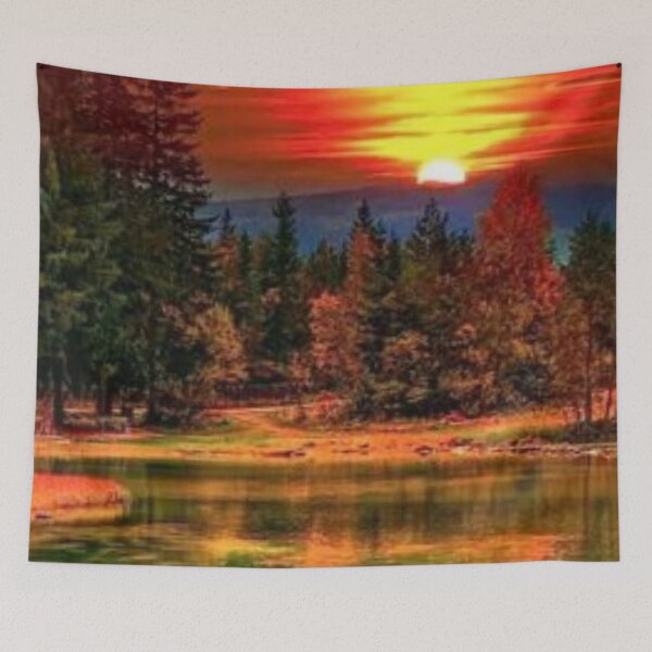 Item preview, Lovely sunset scene. designed and sold by Lan thi Nguyen.