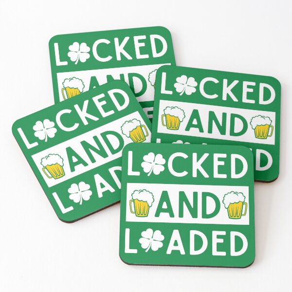 Aperçu de l'œuvre Lucked & Loaded - Conception drôle de la Saint-Patrick créée et vendue par Adonalyn.