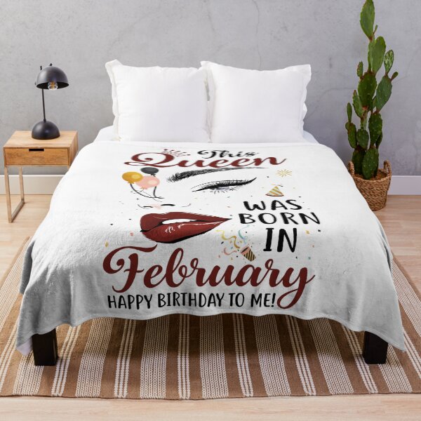 Item preview, Funny This Queen Was Born In February Happy Birthday To Me designed and sold by Best Designer.