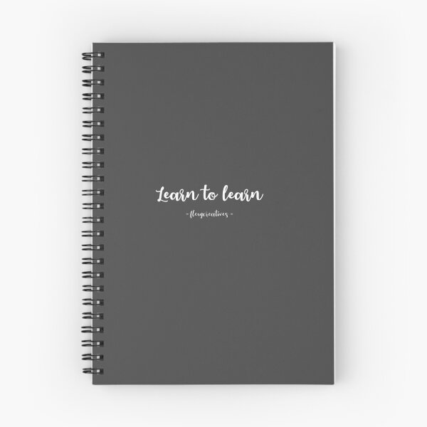 Item preview, Dark - Learn to learn saying, quote #rts-9 designed and sold by flexycreatives.