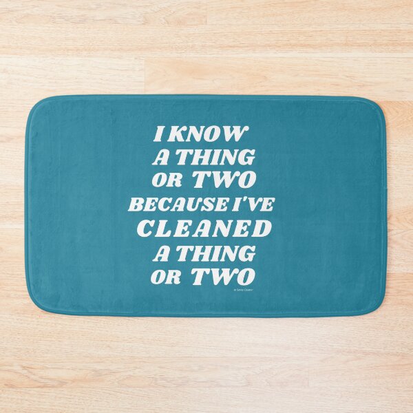 Item preview, I Know A Thing Or Two Funny Housekeeping Cleaning Lady Gifts designed and sold by SavvyCleaner.