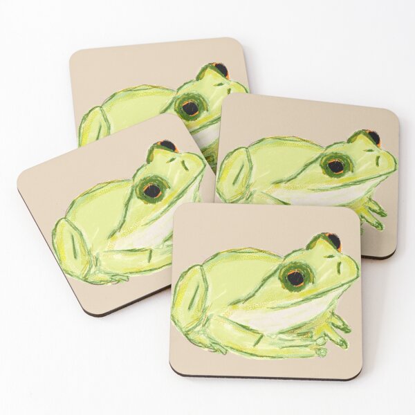 Item preview, Cottagecore Painted Frog designed and sold by cassandrafallon.