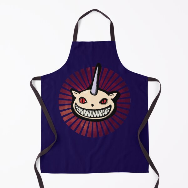 Item preview, Unicorn cat devil smiling with sharp teeth designed and sold by ChatterFox.
