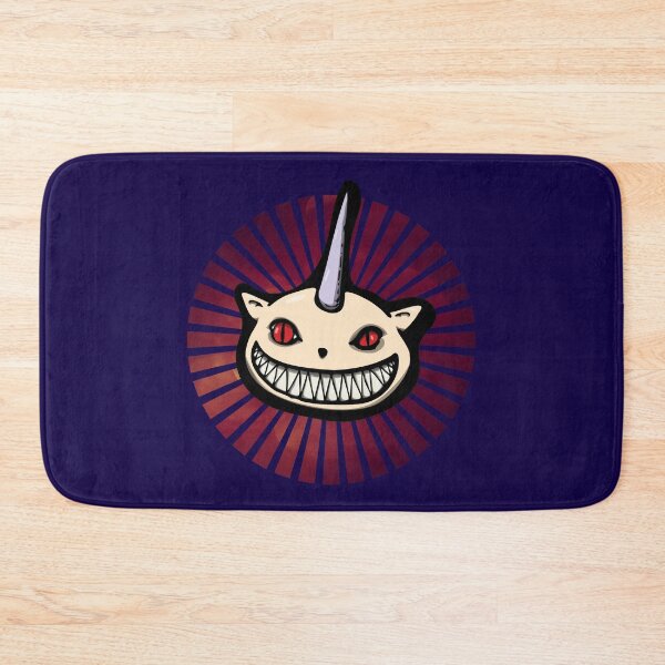Item preview, Unicorn cat devil smiling with sharp teeth designed and sold by ChatterFox.