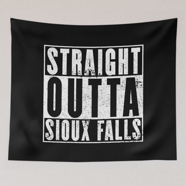 Artikelvorschau, Gerade Outta Sioux Falls entworfen und verkauft von RandomStuffShop.