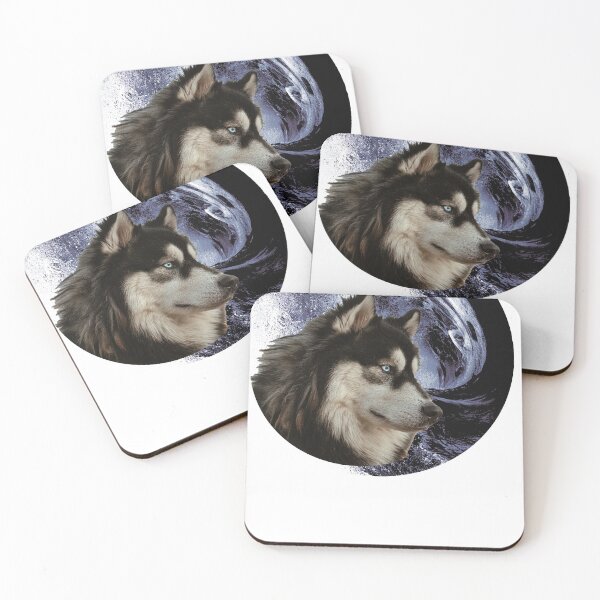 Item preview, Funny siberian Husky Stickers designed and sold by Raminovitch.