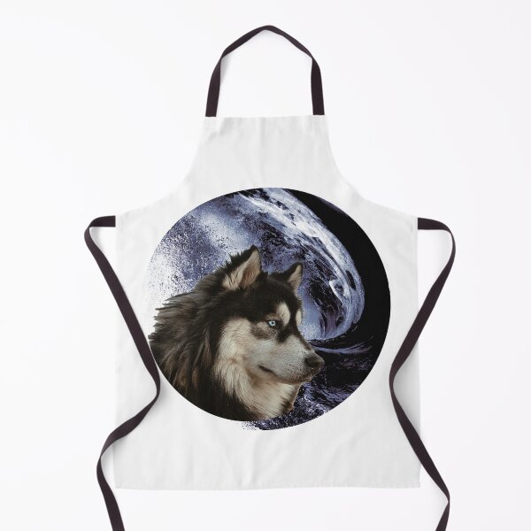 Item preview, Funny siberian Husky Stickers designed and sold by Raminovitch.