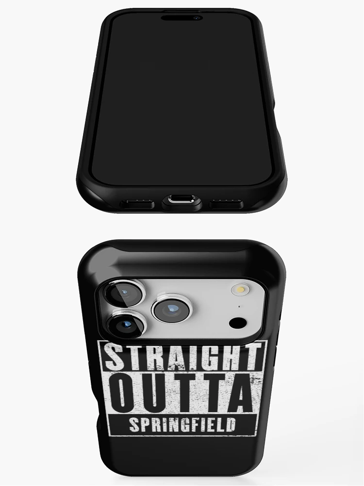 Thumbnail 3 of 4, iPhone Case, Straight Outta Springfield designed and sold by RandomStuffShop.