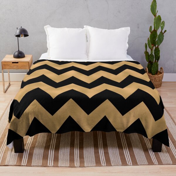 Item preview, glam black and gold chevron pattern designed and sold by myseptember18th.