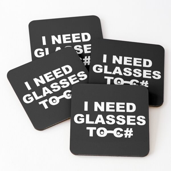 Item preview, I NEED GLASSES TO C # designed and sold by Montrepeneuer.