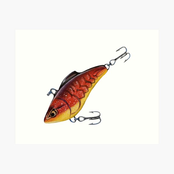 Fishing Lures Trout Fishing Bass Tackle Lure Quilt Fabric Cotton