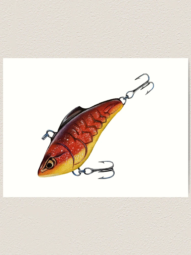 Fire Tiger Custom Painted Crankbait. Custom Bass Fishing Lure, Fishing  Tackle. Gifts for Dad, Gifts for Him, Fishing Gift. 