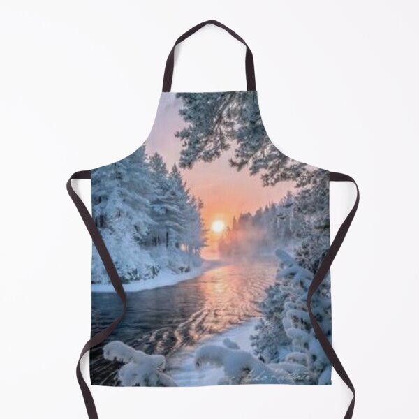 Item preview, Sun rise on freezes river. designed and sold by Lan thi Nguyen.