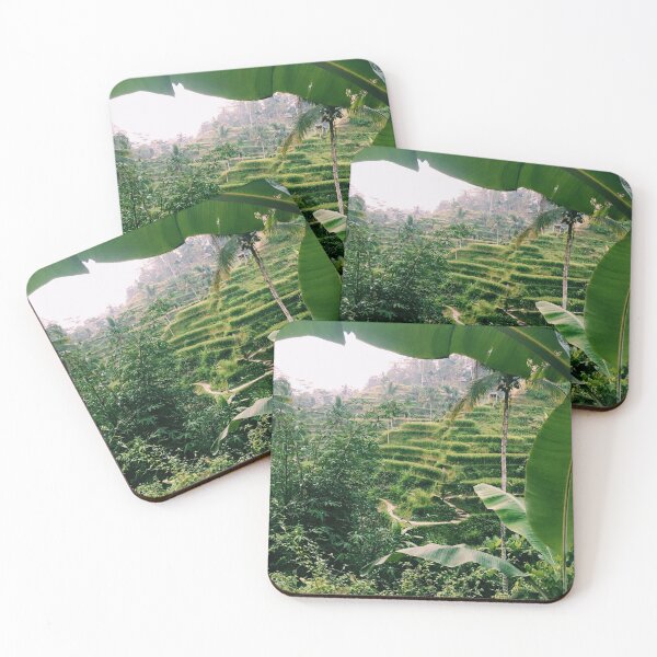 Item preview, Rice Paddies in Bali // Tropical Palm Trees Valley designed and sold by AnNisaArt.