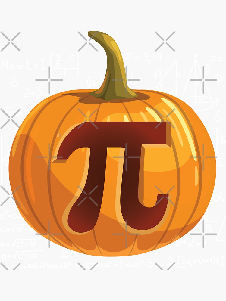 math symbols PI and PIE gift idea' Sticker