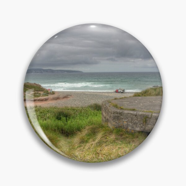 Item preview, Gwithian Pill Box Seascape designed and sold by hawkie.