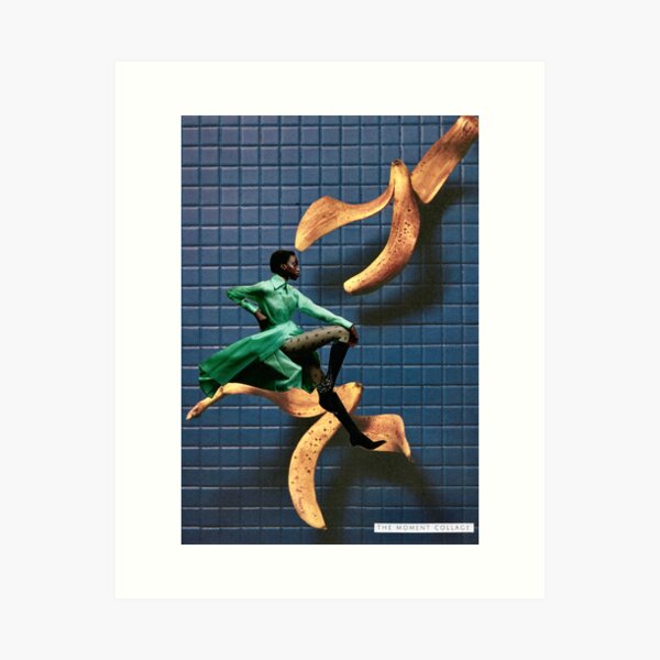 Item preview, Banana Girl | THE MOMENT COLLAGE designed and sold by xxthemoment.