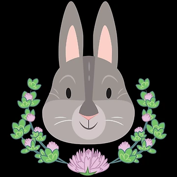 Artwork thumbnail, Flora Rabbit by natasplund