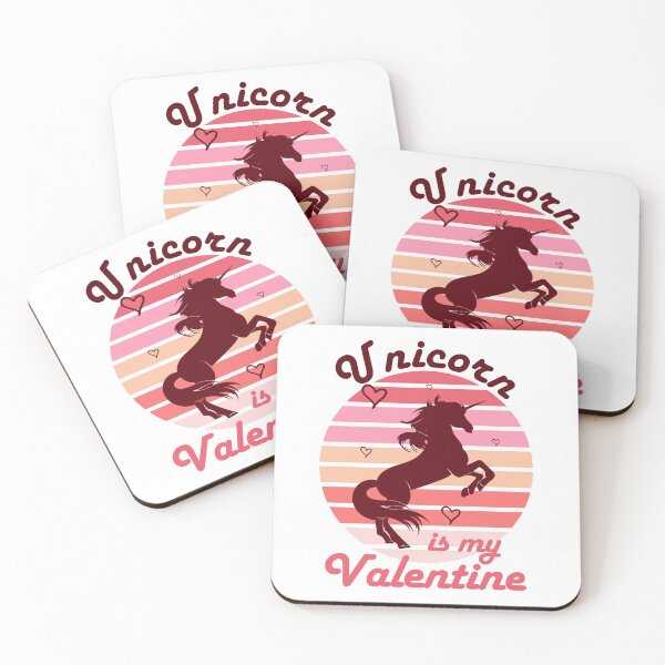Item preview, Unicorn Is My Valentine designed and sold by Adel Qasem.