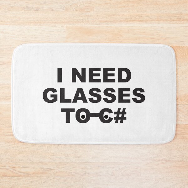 Item preview, I NEED GLASSES TO C # designed and sold by Montrepeneuer.
