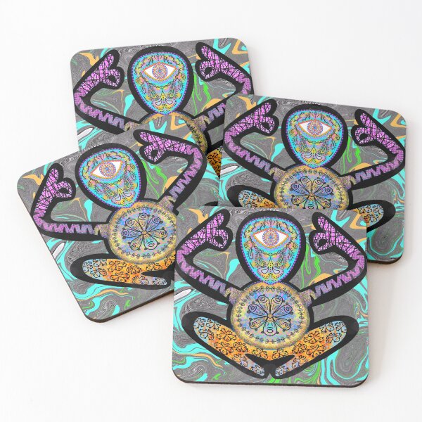 Item preview, Meditation Botryllus art 4 designed and sold by Osher-BioArt.