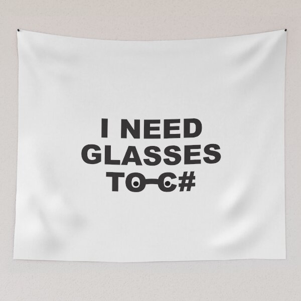 Item preview, I NEED GLASSES TO C # designed and sold by Montrepeneuer.