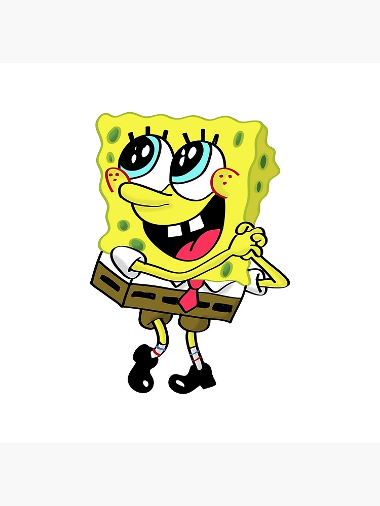 Spongebob meme face Art Print for Sale by L1sercool