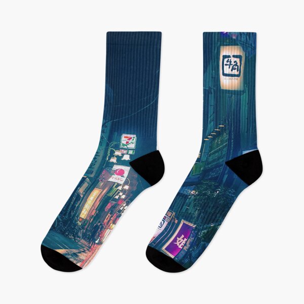 Item preview, Old School Vintage look of Retro Tokyo Street Japan Night Photography designed and sold by TokyoLuv.