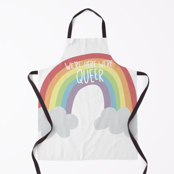 Item preview, We're Here We're Queer Rainbow designed and sold by bytgd.